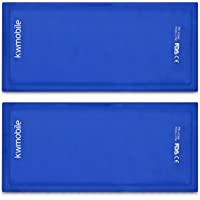 Los mejores  - kwmobile 2x Compresa de gel frío y calor - Juego universal reutilizable - Pads de gel frío y caliente - Bandas de 28 x…